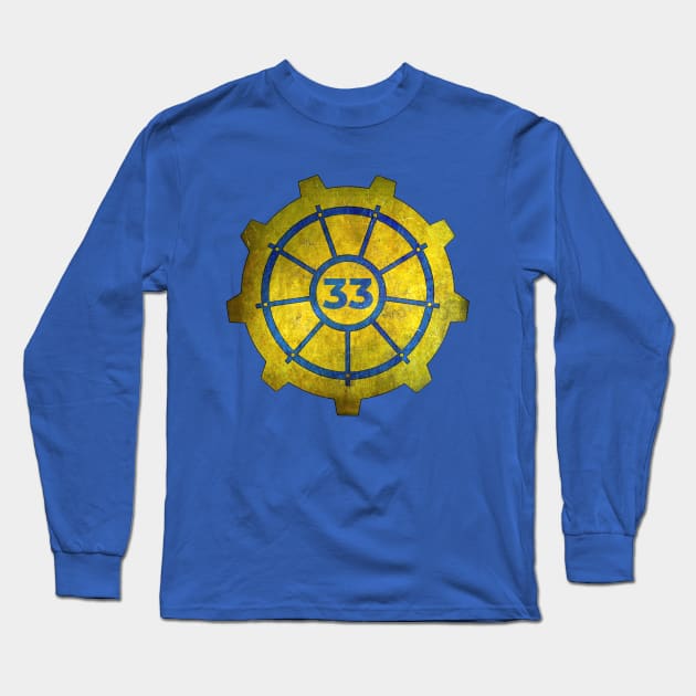 Vault 33 - Los Angeles California Long Sleeve T-Shirt by INLE Designs